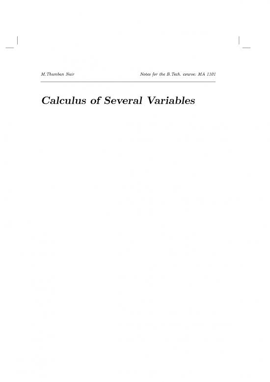 picture Calculus Of Several Variables Pdf 171738 | Calcul 2 Mvc