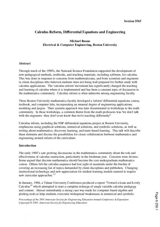 picture Calculus For Engineers Pdf 173322 | Calculus Reform Differential Equations And Engineering