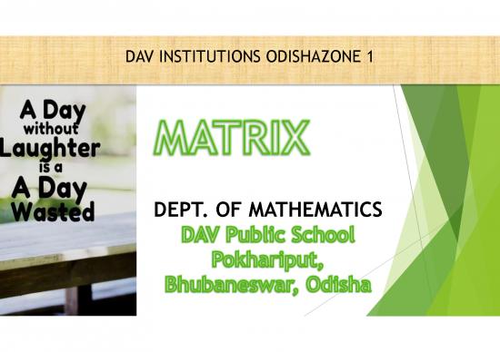 picture_Matrix Pdf 173814 | Classs Xii Matrix Ppt
