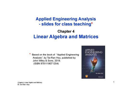picture1_Vector Analysis Book Pdf 173053 | Hsu Chapter 4 Linear Algebra And Matrices