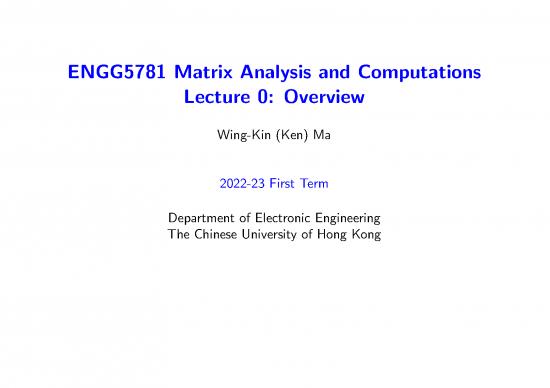 picture1_Matrix Pdf 172958 | Lecture 0  Course Info