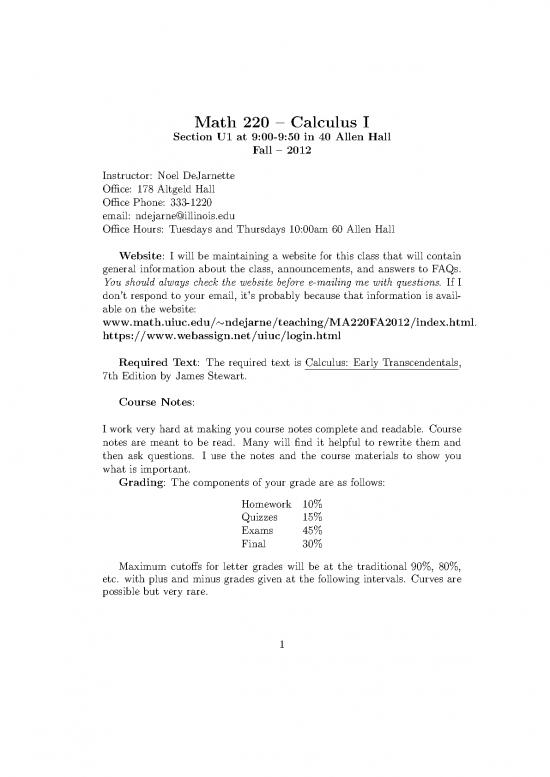 picture Stewart Calculus 7th Edition Pdf 171717 | Math220 Course Policies 12v2