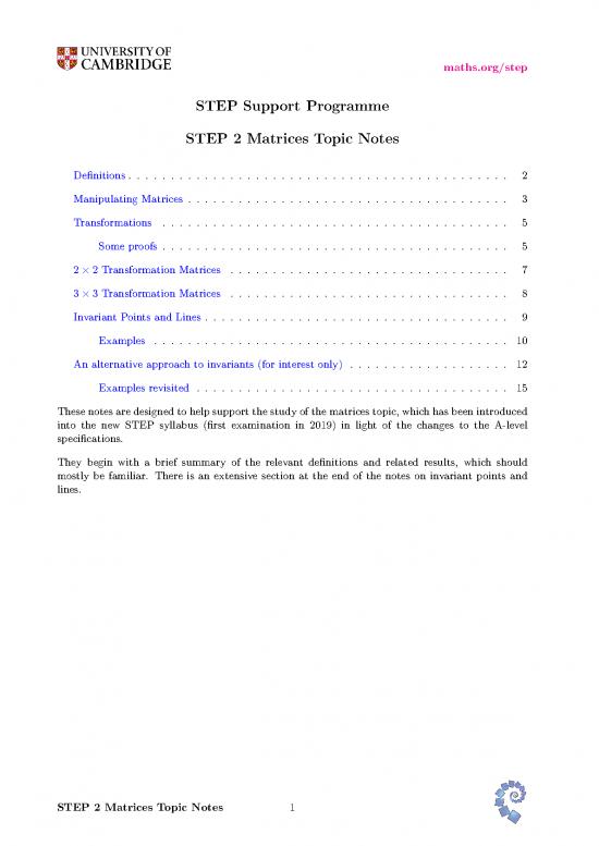 picture Matrix Pdf 172827 | Matrix2 Topic Notes