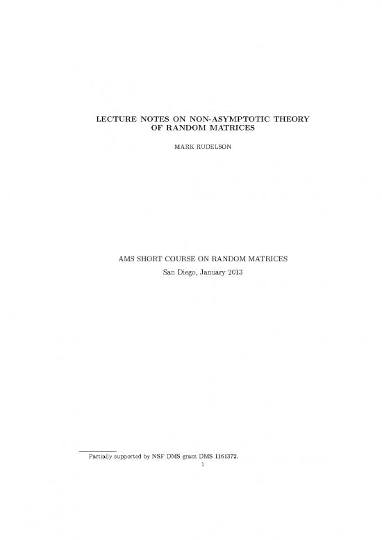 picture Matrix Pdf 172919 | Non Asymptotic Notes