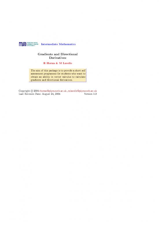 picture_Derivatives Calculus Pdf 172417 | Plymouthuniversity Mathsandstats Gradients And Directional Deriavatives