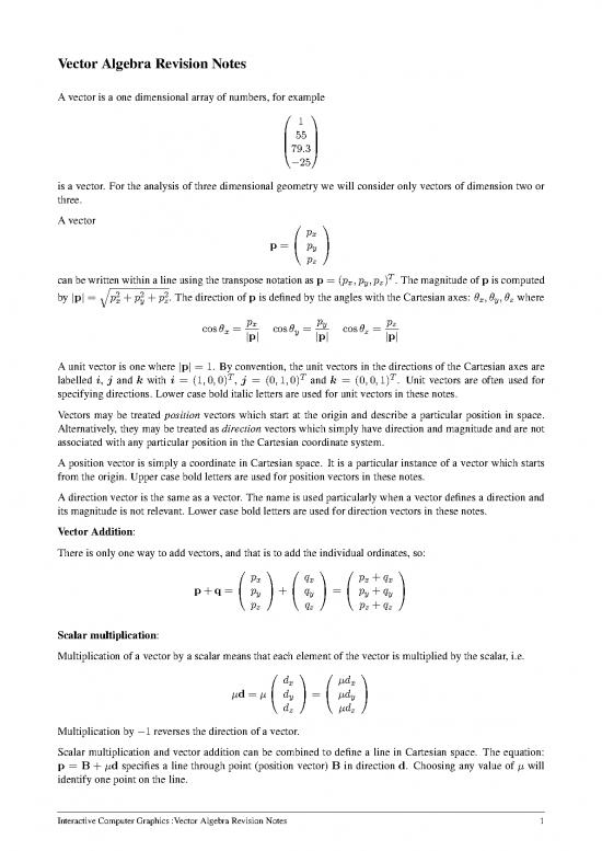 picture1_Vector Analysis Notes 173614 | Revisionnotesvectoralgebra