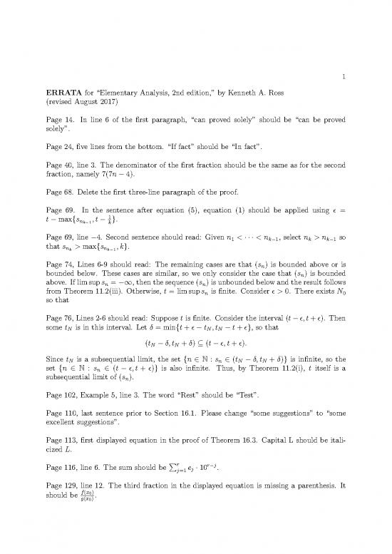 picture Ross Elementary Analysis 172326 | Rosserrata