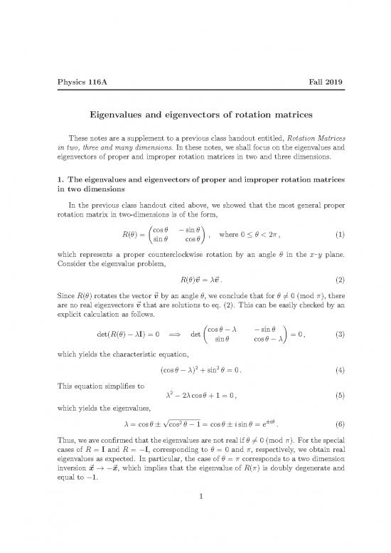 picture Matrix Pdf 172877 | Rotation2
