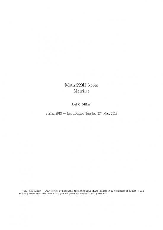 picture Matrices Pdf Notes 172875 | S2013 M220h