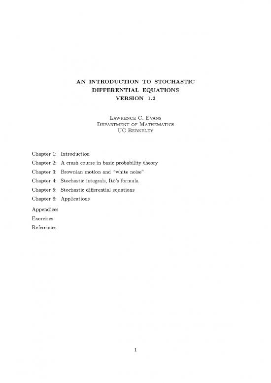 picture Stochastic Calculus Pdf 173581 | Sdcourse
