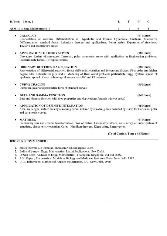 picture Derivatives Calculus Pdf 172480 | Tech 1st And 2nd Year (all)