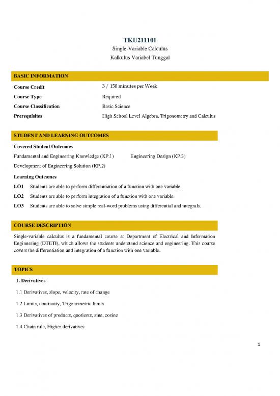 picture Derivatives Calculus Pdf 173390 | Tku211101