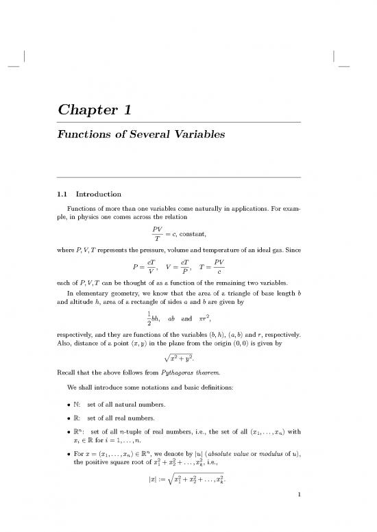 Calculus Of Several Variables Pdf 171738 Calcul 2 Mvc