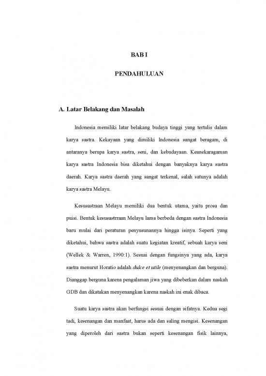 picture_Sastra Pdf 16155 | 192032 Id Kajian Pragmatik Naskah Gurindam Dua Bel