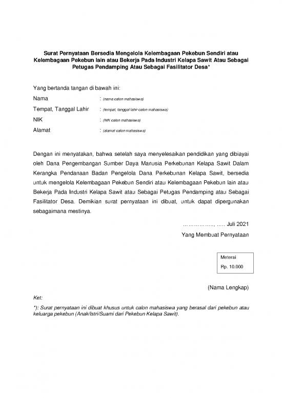 picture_3 Format Surat Pernyataan Bersedia Mengelola Kelembagaan Pekebun Pekebun Dan Keluarga Pekebun | File - Surat Pernyataan Id 17526