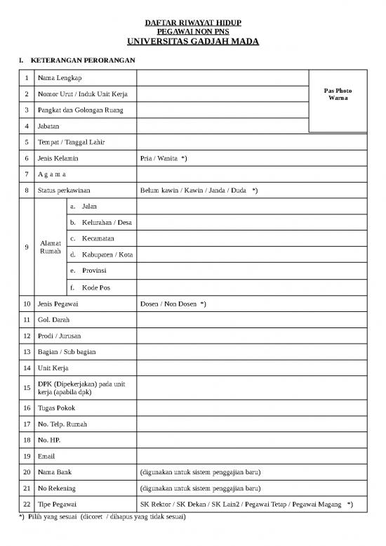picture Blanko Drh Pegawai Nonpns (1) | File - Daftar Riwayat Hidup Id 15771 picture Blanko Drh Pegawai Nonpns (1) | File - Daftar Riwayat Hidup Id 15771