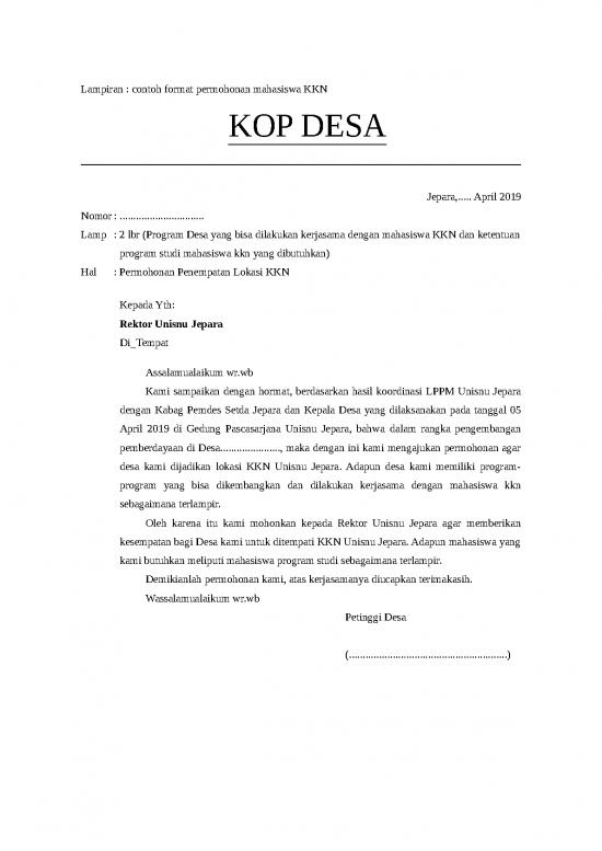picture_Contoh Surat Pengajuan Lokasi Kkn
