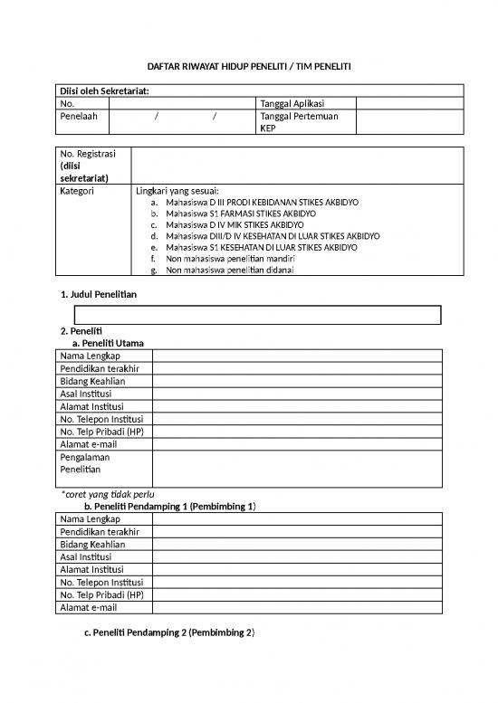 picture_Daftar Riwayat Hidup Peneliti | File - Daftar Riwayat Hidup Id 15778