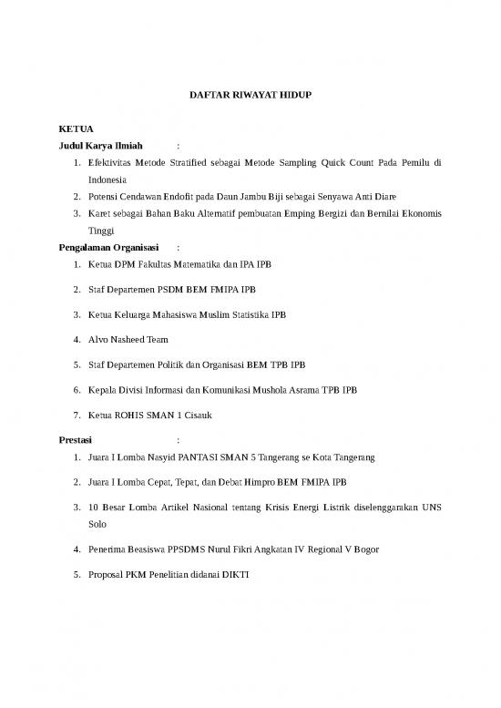 picture_Daftar Riwayat Hidup Penulis | File - Daftar Riwayat Hidup Id 15856