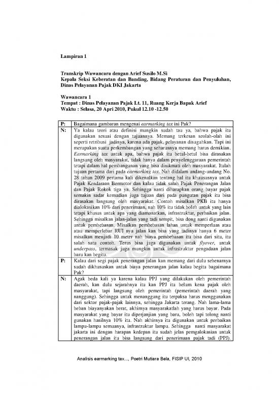 picture_Digital 133049 Sk 0112010 Bel A   Analisis Earmarking   Lampiran | Laporan - Transkrip Wawancara Id 16374