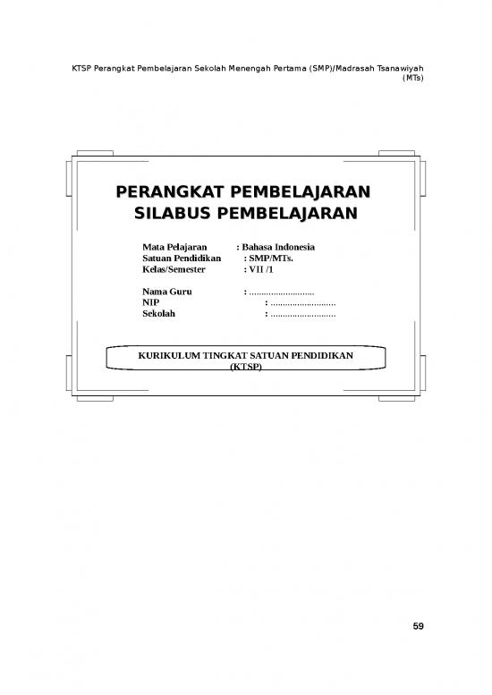 picture_Contoh Penilaian Pembelajaran 17179 | Draft Silabus Berkarakter Bahasa Indoensia Smp Kelas 7 Sem 1