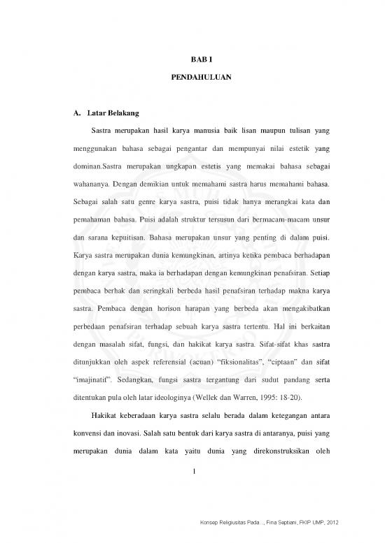 picture Sastra Pdf 16288 | Fina Septiani Bab I