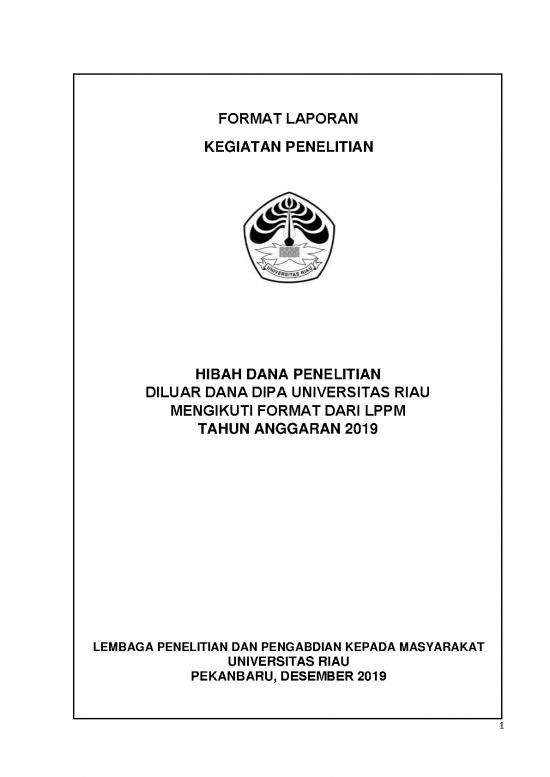 picture Format Laporan Penelitian Melalui Lppm Unri 2019 | File - Laporan Kegiatan Id 17433