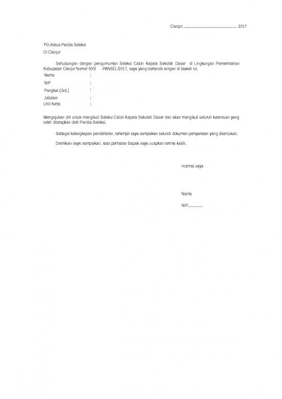 picture_Format Surat Pernyataan Seleksi Ks Sd | File - Surat Pernyataan Id 17504