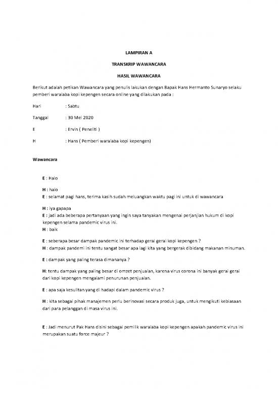 picture Lampiran 2 | Laporan - Transkrip Wawancara Id 16365