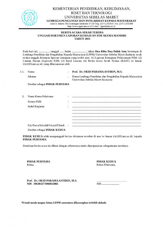 picture_Laporan Doc 17134 | Lampiran 2 Bast Laporan Kemajuan P2m Mandiri 2021 1