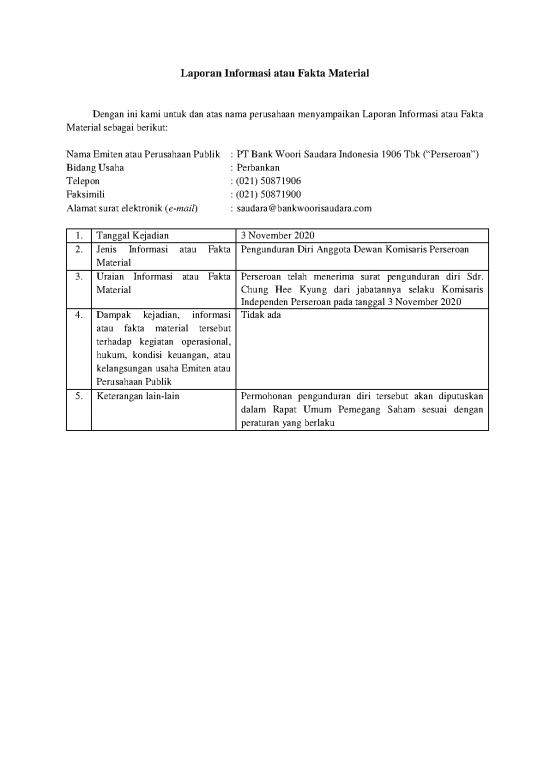 picture Laporan Pdf 17024 | Laporan Informasi Atau Fakta Material Pengunduran Diri picture Laporan Pdf 17024 | Laporan Informasi Atau Fakta Material Pengunduran Diri