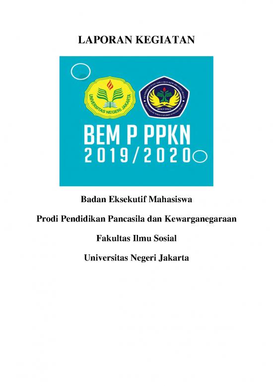 picture_Laporan Kegiatan Bem P Ppkn 2019 | File - Laporan Kegiatan Id 17354
