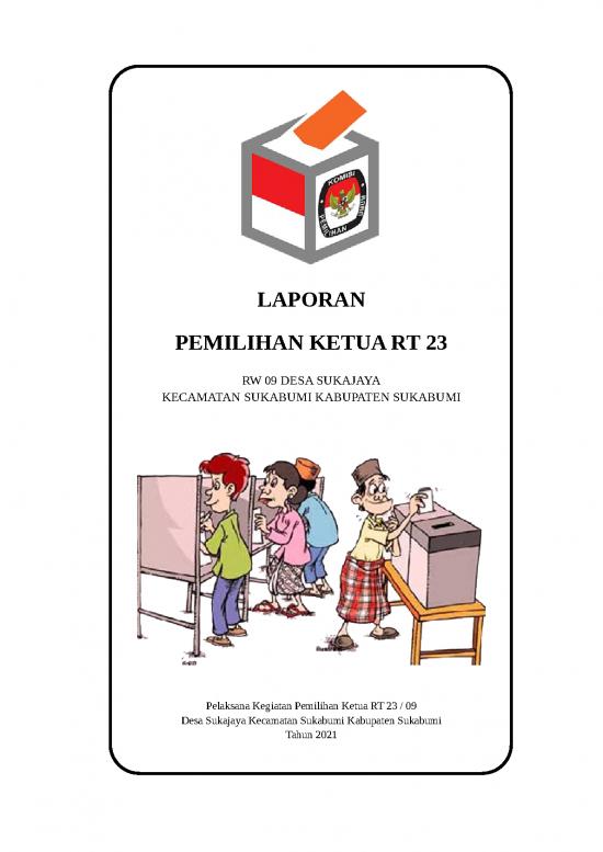 picture_Laporan Pemilihan Ketua Rt 23 | File - Surat Pengantar Id 17161