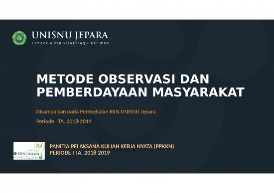picture_Strategi Ppt 18054 | Materi Teknik Obsevasi Kkn 2018 2019 Periode I