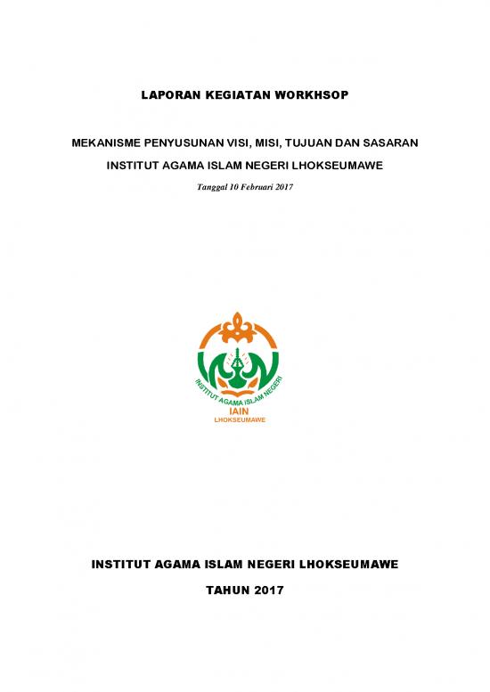 picture_Mekanisme Penyusunan Vmts Workshop Iain | File - Laporan Kegiatan Id 17348