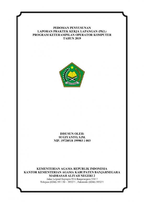 picture Laporan Pdf 17988 | Pedoman Penyusunan Laporan Pkl Man 2 picture Laporan Pdf 17988 | Pedoman Penyusunan Laporan Pkl Man 2