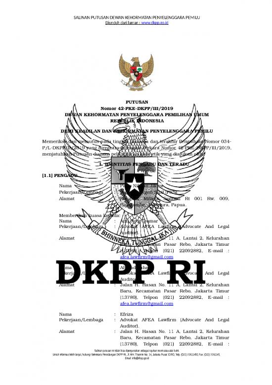 picture_Putusan N 42 Tahun 2019  Kpu Kab Tolikara