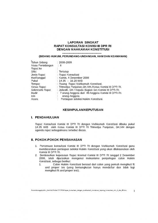 picture_Laporan Doc 17034 | Rapat Konsultasi Dengan Mahkamah Konstitusi Lapsing Konsultasi Mk 4 Des 08