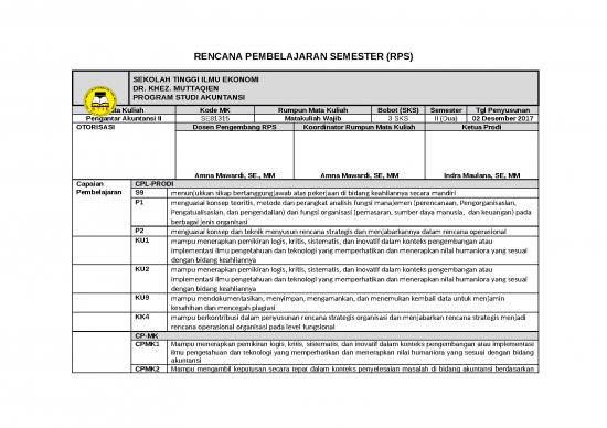 picture Rps Manajemen Sumber Daya Manusia 18215 | Rps Se81315 Pengantar Akuntansi Ii picture Rps Manajemen Sumber Daya Manusia 18215 | Rps Se81315 Pengantar Akuntansi Ii