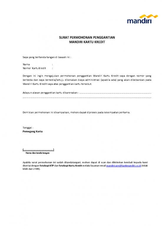 picture1_Surat Permohonan Penggantian Mandiri Kartu Kredit | File - Surat Permohonan Id 16727