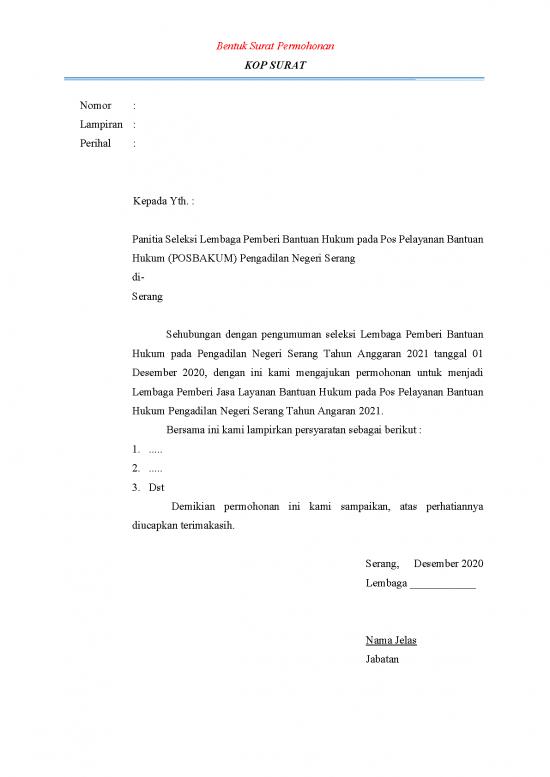 picture Surat Permohonan Posbakum | File - Surat Permohonan Id 16653