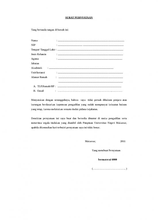 picture1_Surat Pernyataan Tdk Pernah Dihukum | File - Surat Pernyataan Id 17799