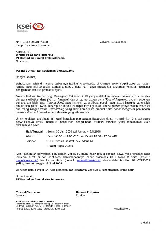 picture Undangan Prematching Jadwal Dan Form Konf | File - Undangan Sosialisasi Id 16413