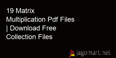 picture 19 Matrix Multiplication Pdf Files | Download Free Collection Files