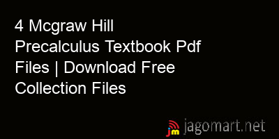 picture 4 Mcgraw Hill Precalculus Textbook Pdf Files | Download Free Collection Files