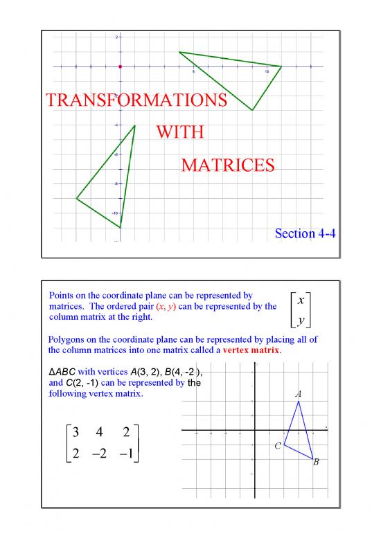 picture Matrix Pdf 174572 | 4 4 Notes Aii
