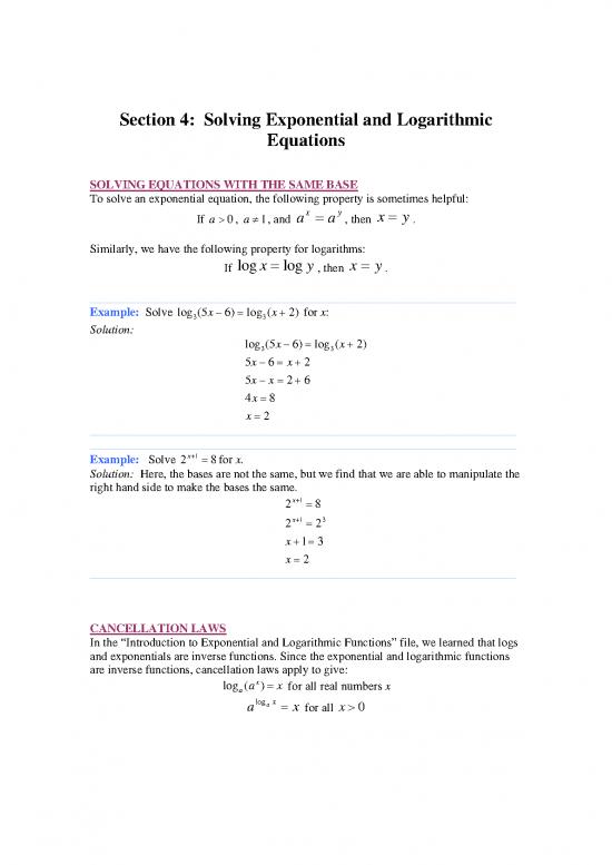 picture1_Solving Equations Pdf 175273 | 4 Explog Solve
