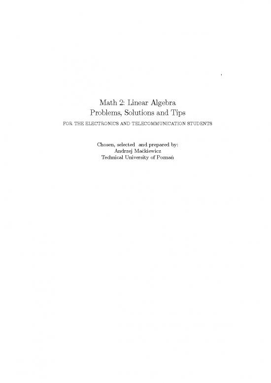 picture_Matrix Pdf 175239 | Algebra I Cwiczenia 2015