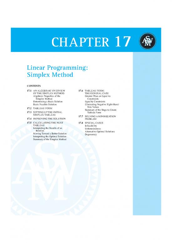 picture_Linear Programming Examples And Solutions Pdf 176633 | Chapter 17