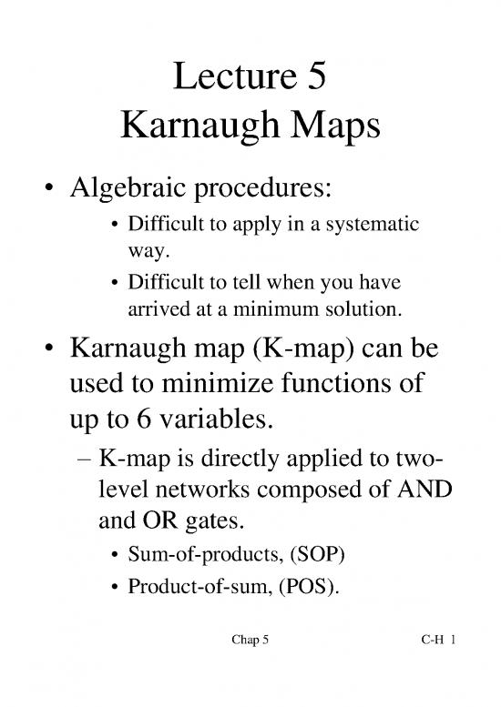 picture1_CourseËlogic SystemËlecture 5 Karnaugh Maps